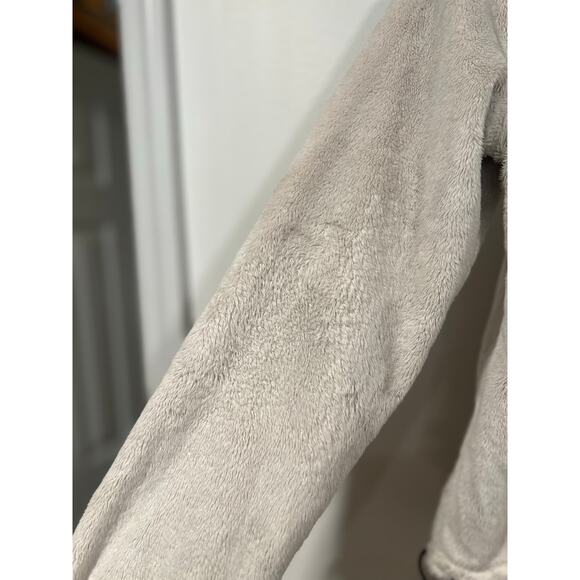 Abercrombie & Fitch Girls Cozy Warm Sherpa Fleece Zip up Jacket Cream XL - Picture 5 of 8